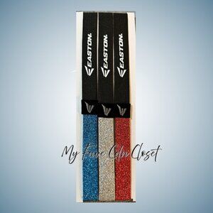 NEW*** Easton GLITTER Elastic Hair Headbands (Set of 3)